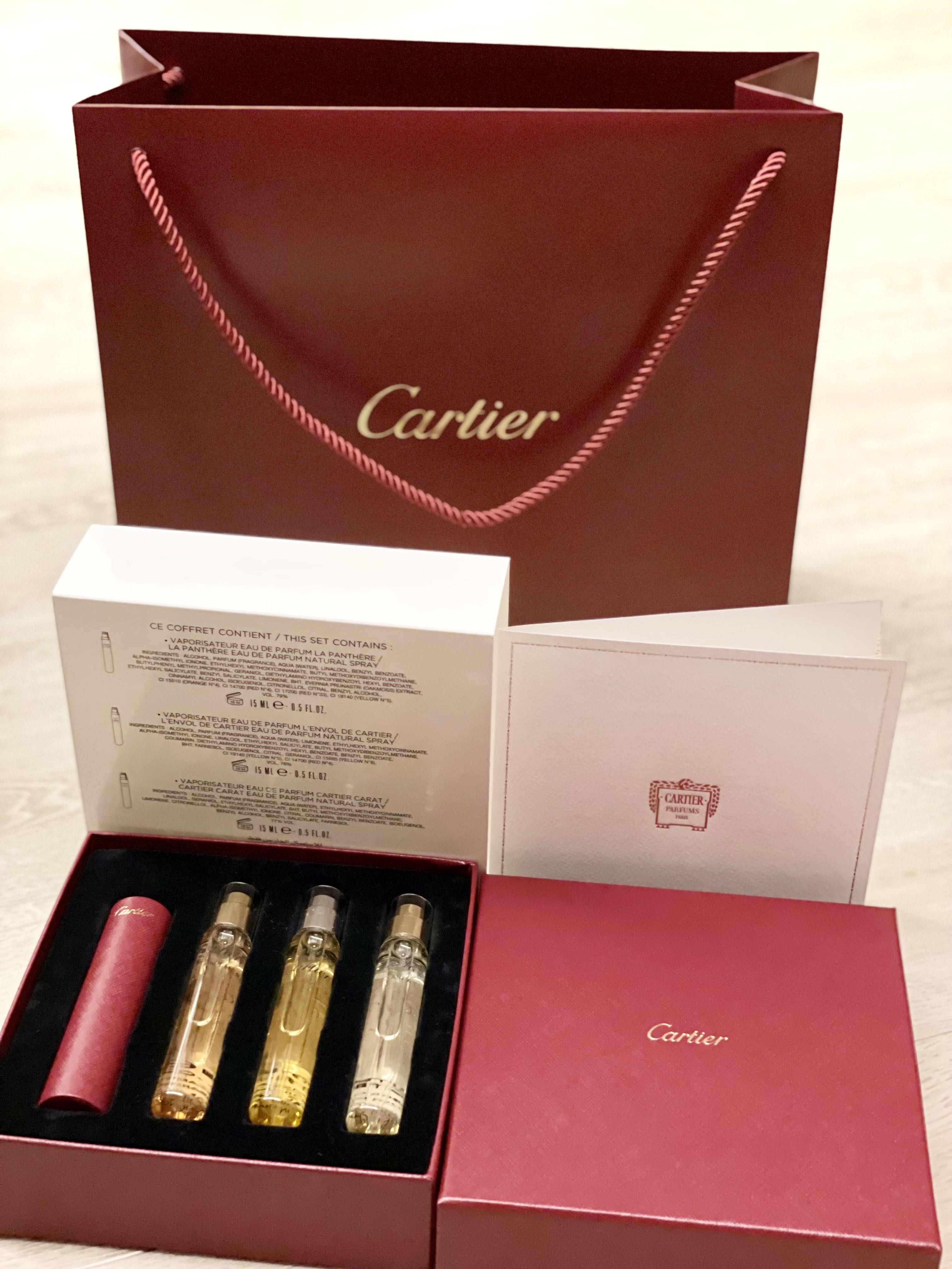 Cartier perfume hotsell gift box