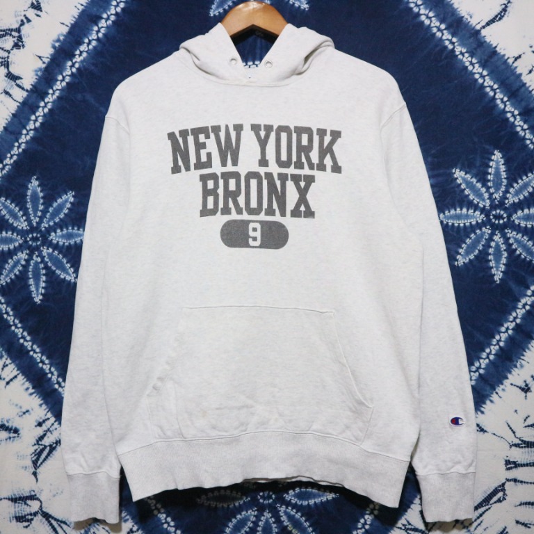 Champion New York Bronx Hoodie Fesyen Pria Pakaian Baju