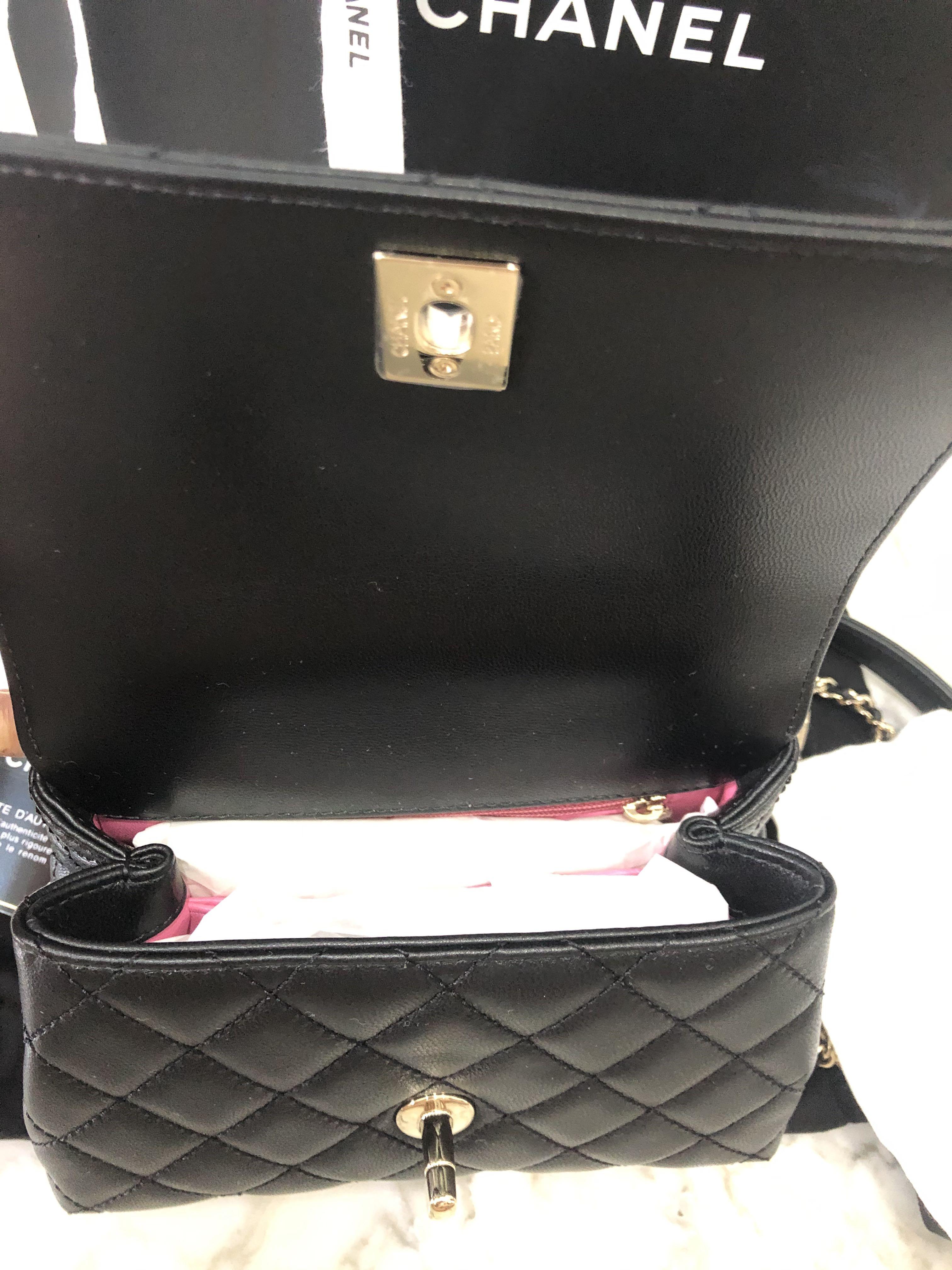 Chanel Extra Mini Coco Handle Bag - Black Handle Bags, Handbags - CHA896890