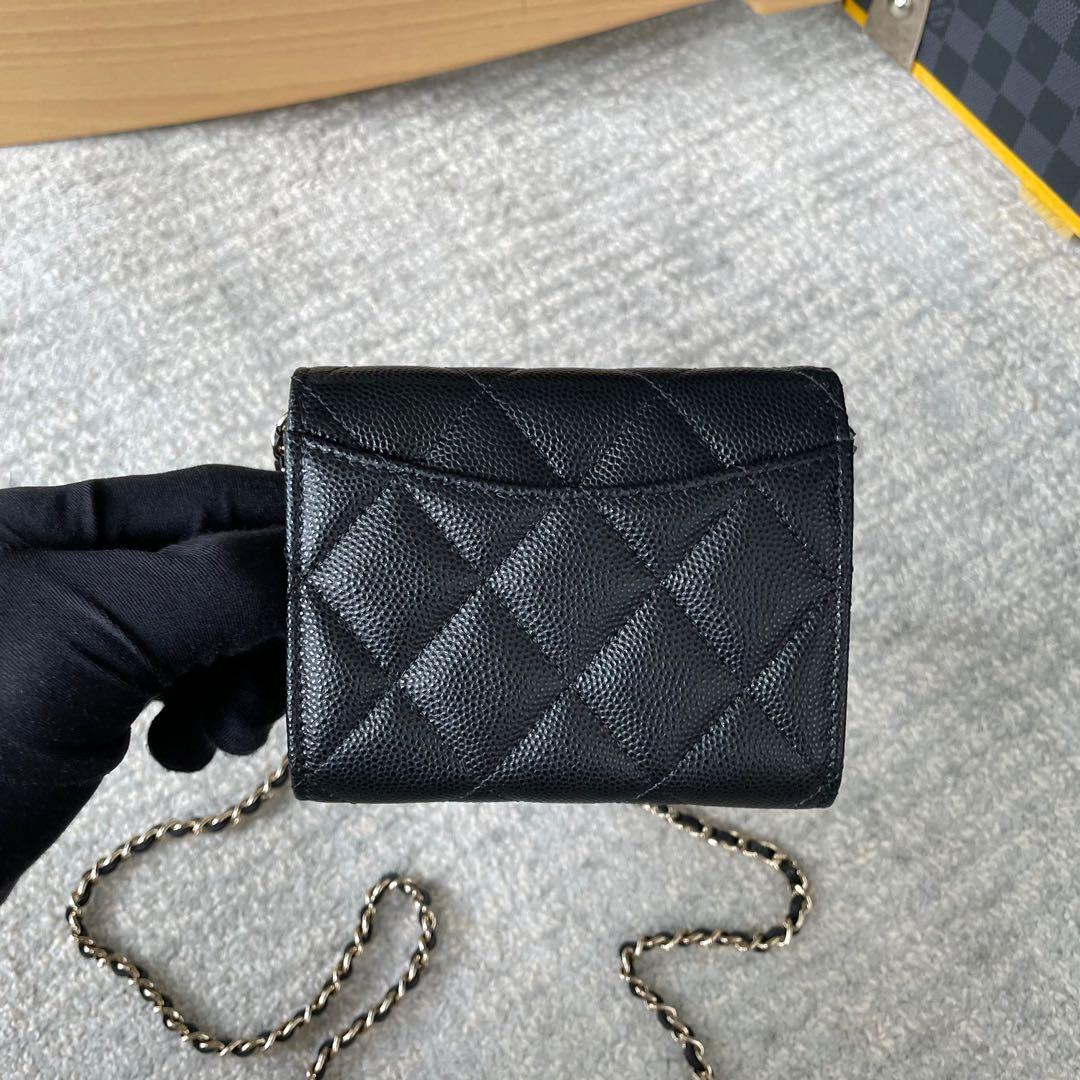 Chanel Flap Cardholder chain, Luxury, Bags & Wallets on Carousell