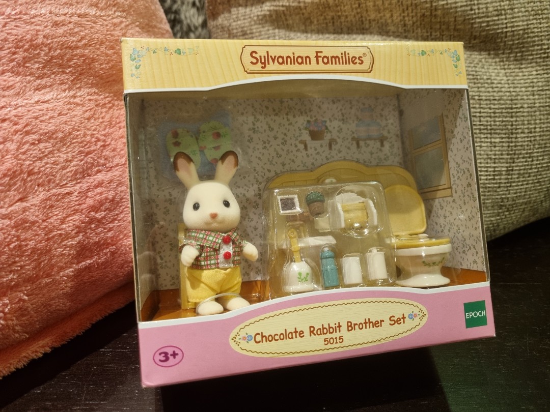 Chocolate rabbit top brother set