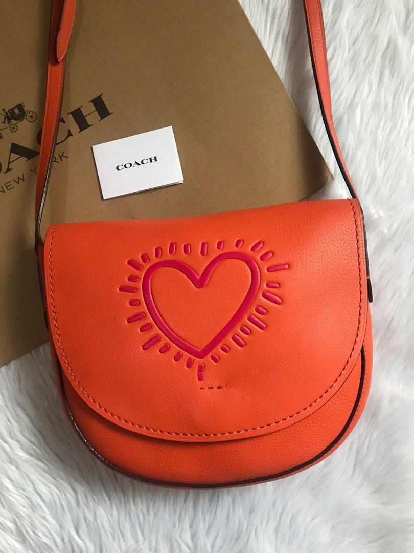 Coach keith top haring crossbody bag