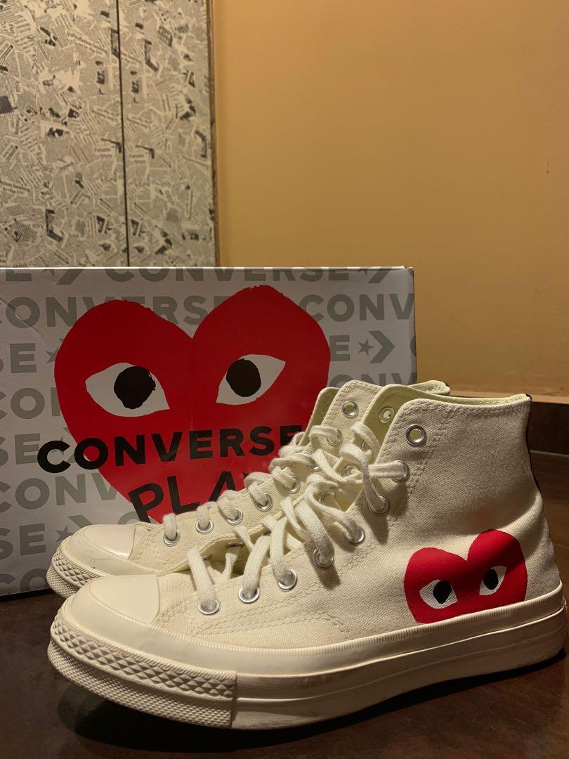 Cdg x clearance converse high tops