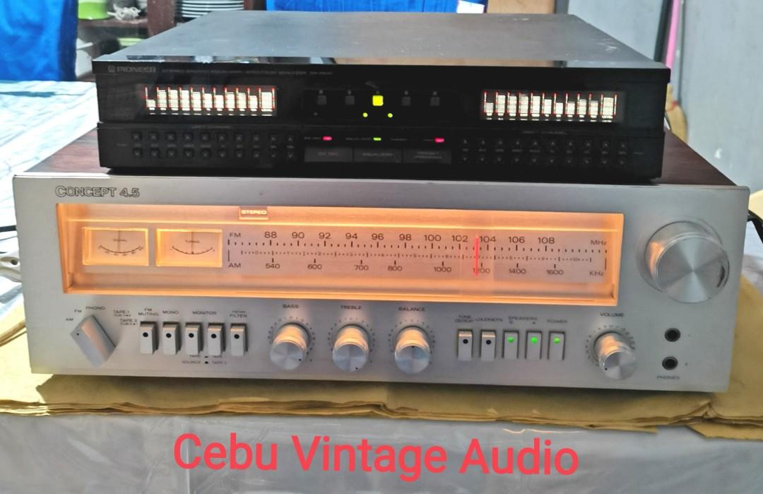 CONCEPT Stereo AM/FM Stereo Receiver 4.5 (1978), Audio, Soundbars ...