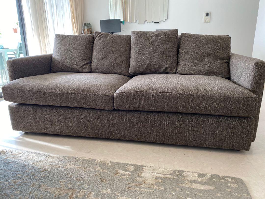 Crate & Barell 3 seaters sofa, Furniture & Home Living, Furniture