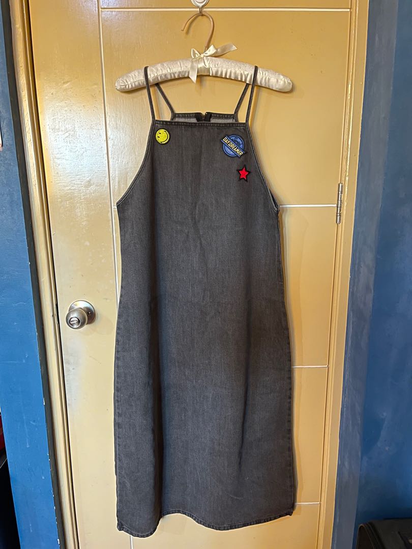 Dark denim dress (midi), Women's Fashion, Dresses & Sets, Dresses on Carousell