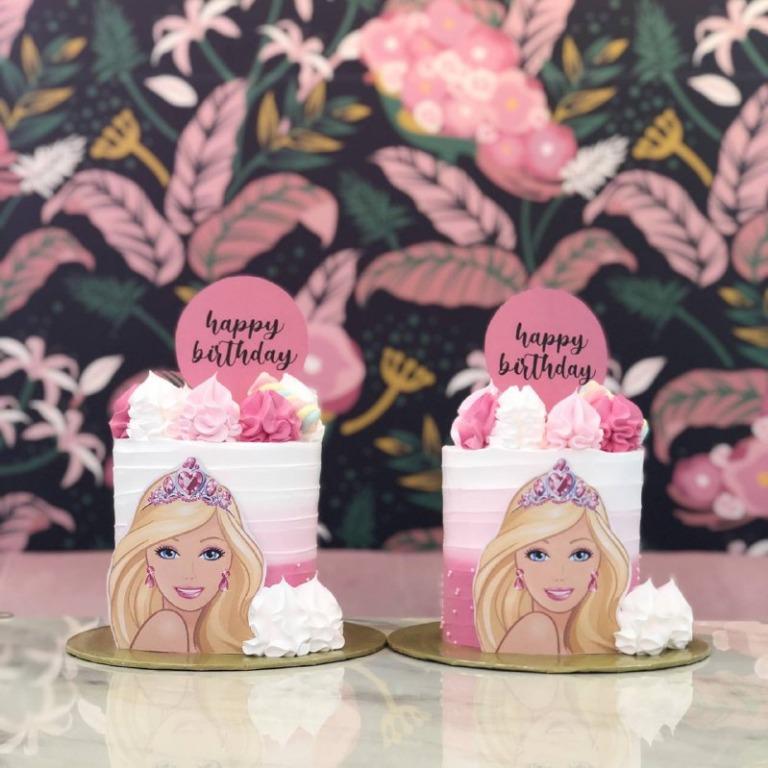 Delight Your Little Girl With Barbie Doll Cake Food Drinks Baked Goods On Carousell