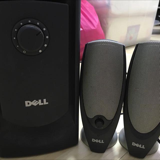 Dell speakers hot sale and subwoofer
