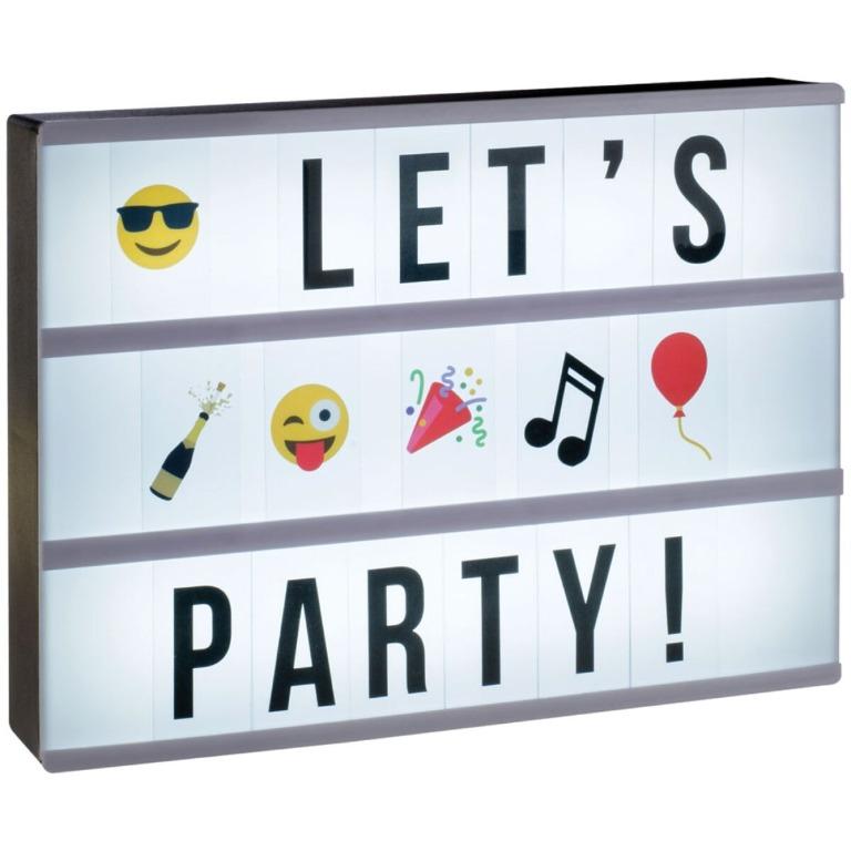 DIY LED number letter lightbox Display Light Box with Various size A4