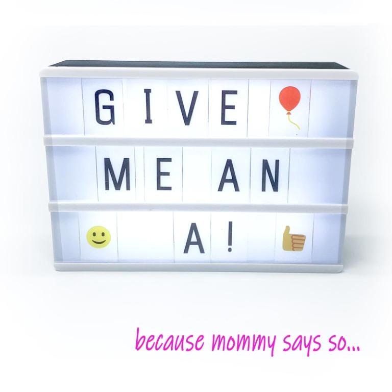 DIY LED number letter lightbox Display Light Box with Various size A4