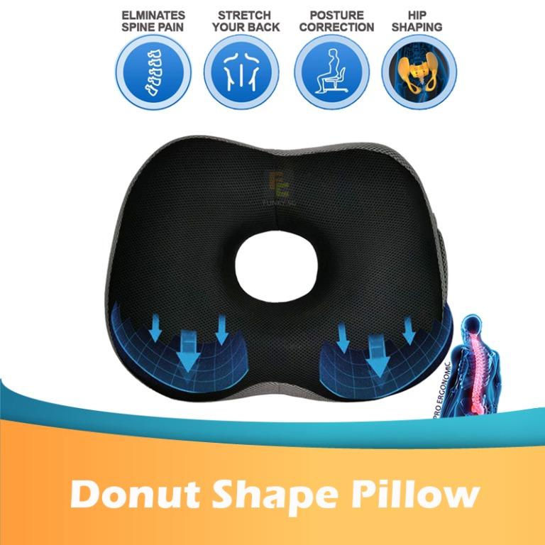 Donut Pillow Hemorrhoid Seat Cushion Coccyx Orthopedic Massage