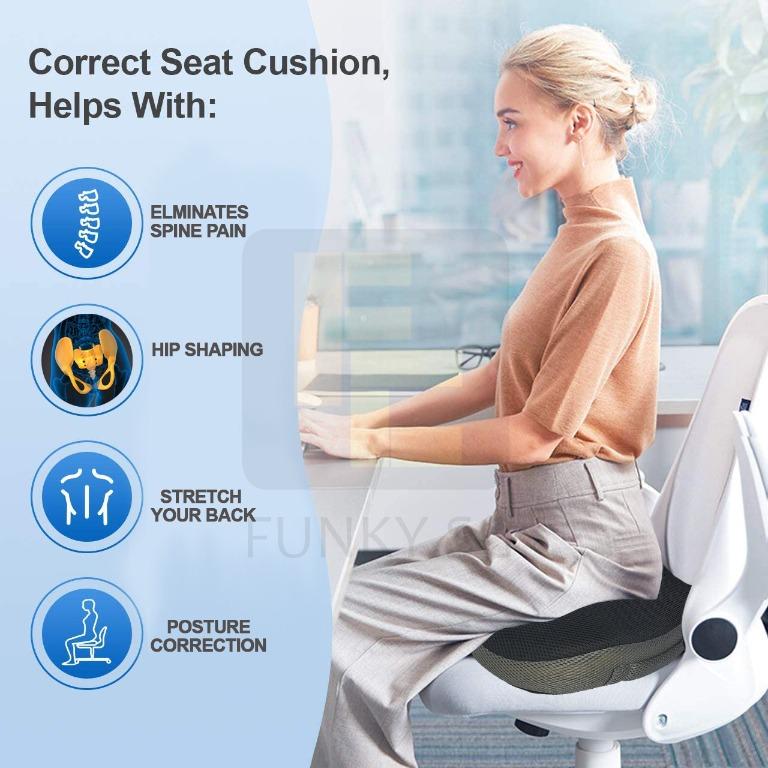 Donut Pillow Hip Shaping Hemorrhoid Seat Cushion Cooling Gel Donut