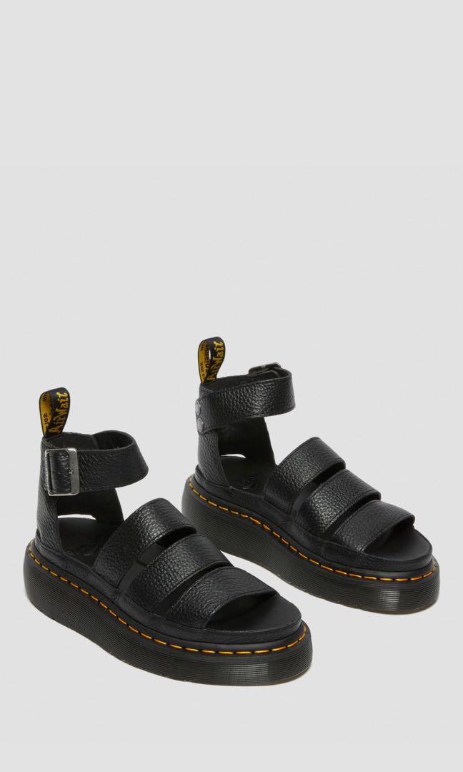 DR MARTENS CLARISSA II WOMEN S LEATHER PLATFORM SANDALS