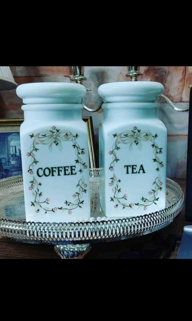 Eternal beau tea hot sale coffee sugar jars