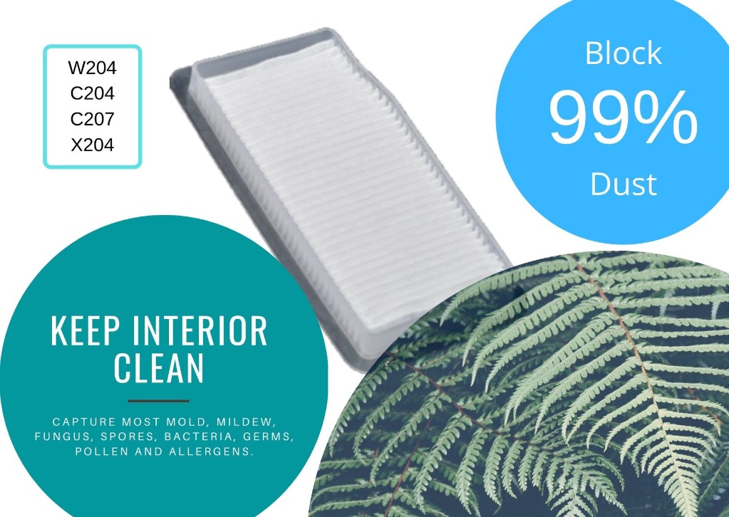 External Cabin/Aircon Filter for Mercedes C, E, GLK & GL Class . Will