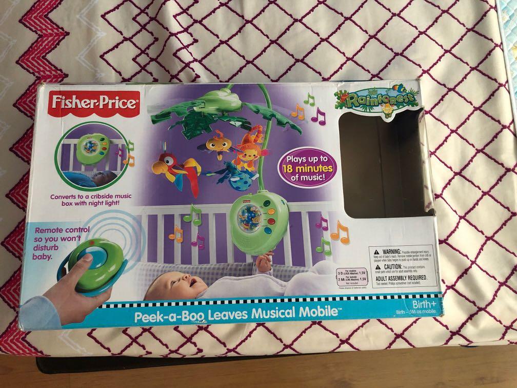 Fisherprice Baby Cot Musical, Babies & Kids, Infant Playtime on Carousell