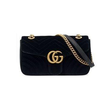 Gg marmont on sale black velvet