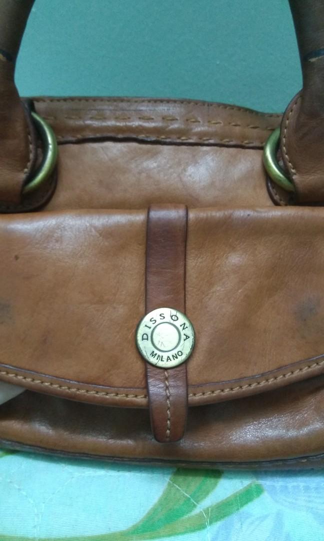 Dissona 2021 new handbag fashion Joker slung leather handbag 8204015802