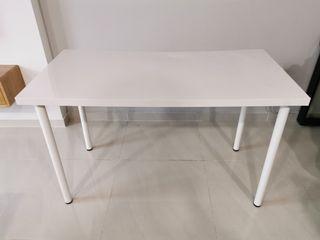 ikea linnmon table top 120x60 2 legs furniture home living furniture tables sets on carousell