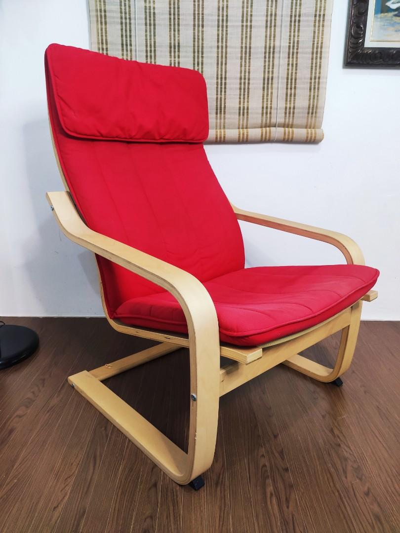 ikea poang chair furniture home living furniture chairs on carousell