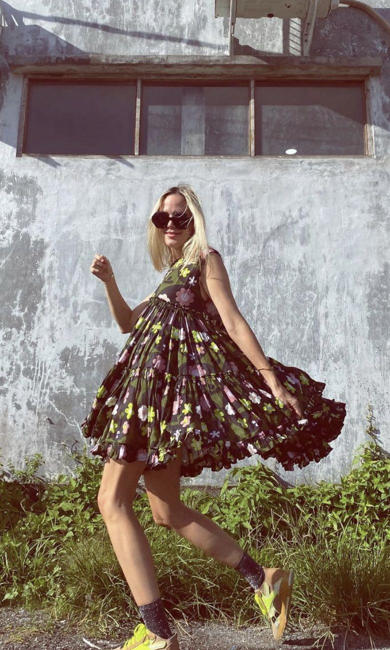 innika choo green dress Innika Choo FONDA LAIF SCALLOP LADY LIKE DRESS - Sage