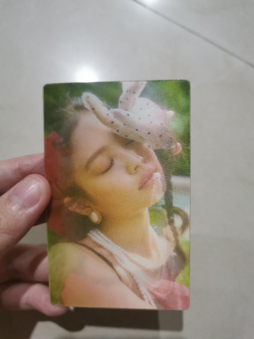 Interest Check] Blackpink Jennie Solo lenticular Card, Hobbies
