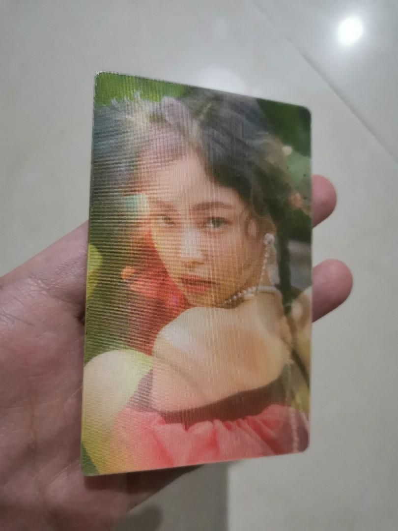 Interest Check] Blackpink Jennie Solo lenticular Card, Hobbies