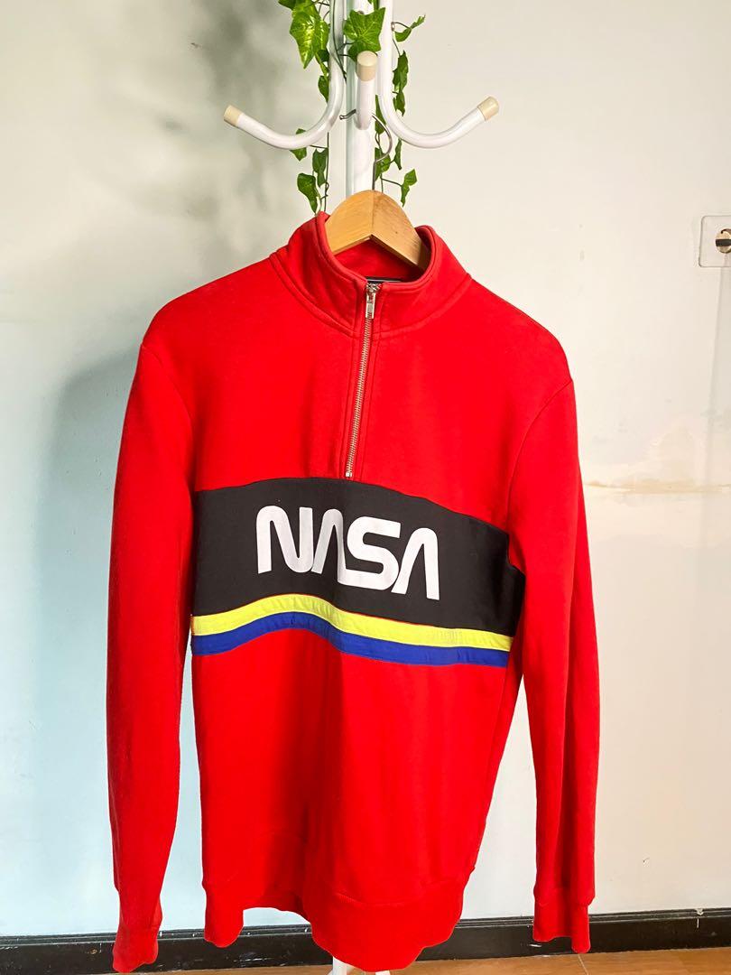 Jacket Unisex FOREVER21 NASA Fesyen Pria Pakaian Atasan di Carousell