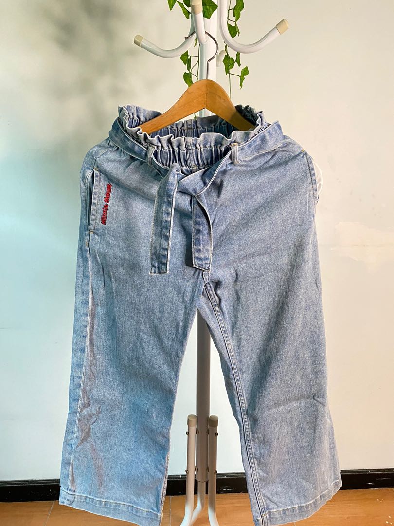 Jeans H\u0026M Mickey mouse ✨, Fesyen Wanita 