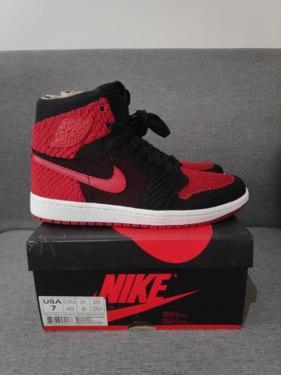 Air jordan 1 retro high flyknit banned sale