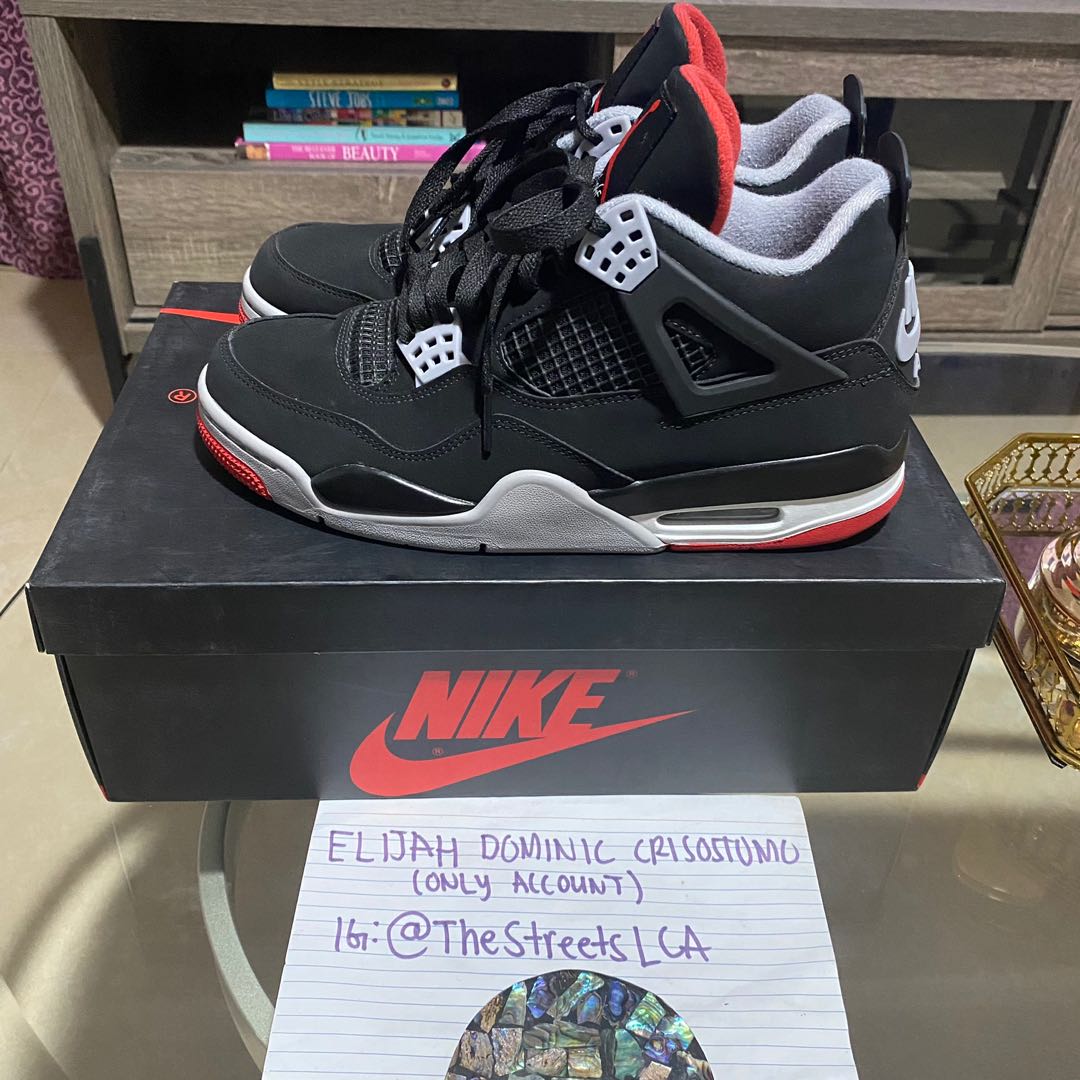 bred 4s size 6.5