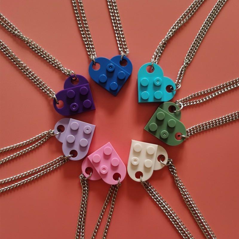 lego heart necklace matching