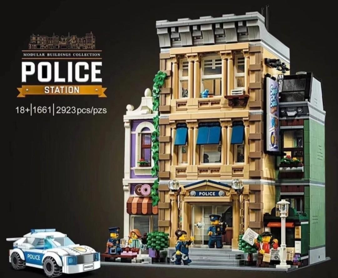 Lepin Police station 1661 Hobbies Toys Toys Games on Carousell