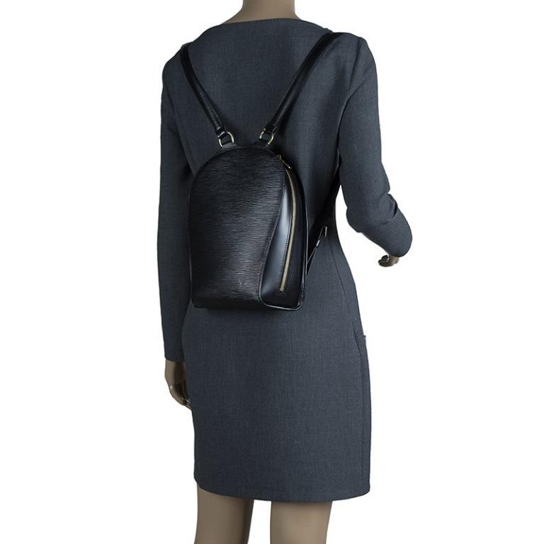 Louis Vuitton Black Epi Leather Mabillon Backpack Bag Luxury Bags Wallets on Carousell