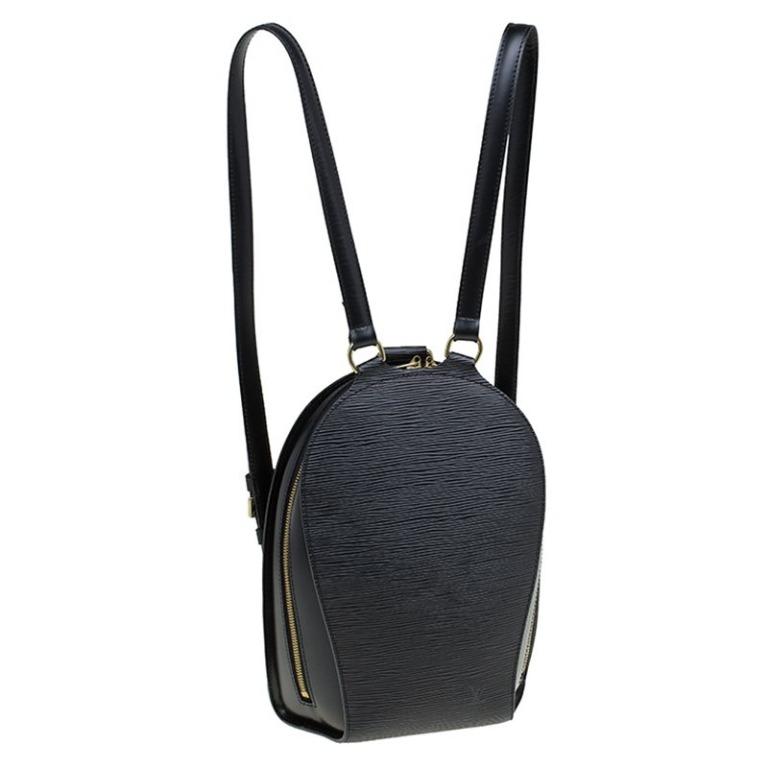 Louis Vuitton Black Epi Leather Mabillon Backpack Bag Luxury Bags Wallets on Carousell