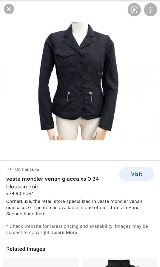 Moncler venan giacca Luxury Apparel on Carousell
