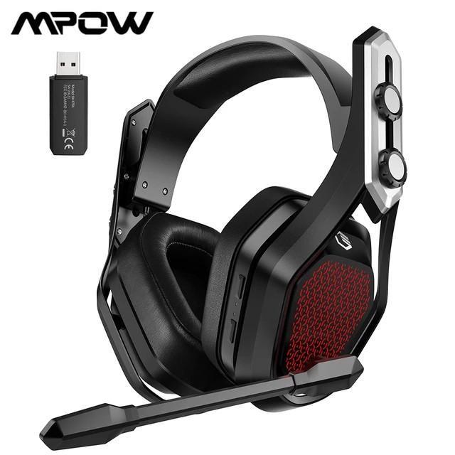 Mpow Iron Pro Wireless Gaming Headset with Surround Sound Noise