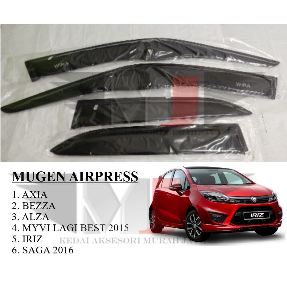 Door visor iriz sale