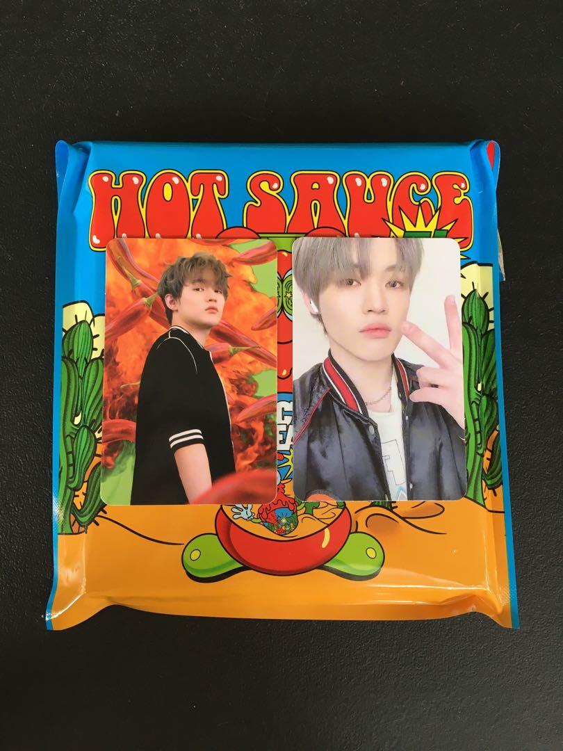 NCT DREAM HOT SAUCE JEWEL CASE CHENLE SET PHOTOCARD AND AR CLIP CARD