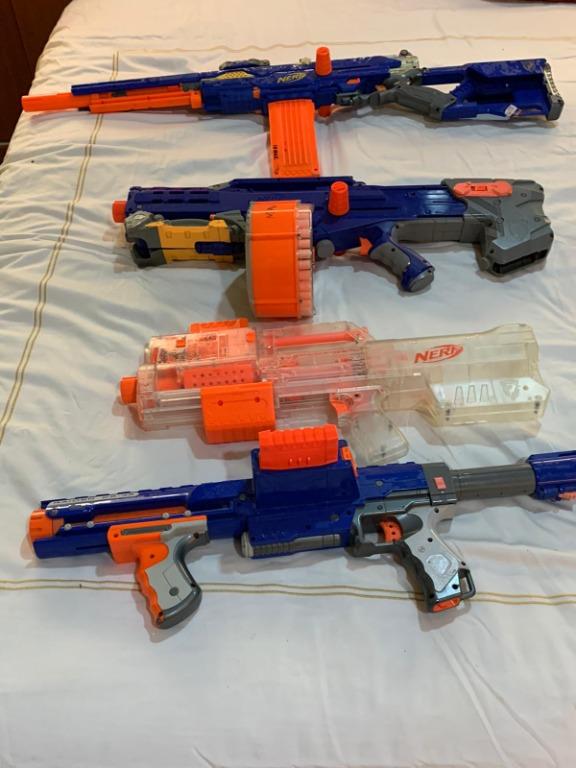 Nerf gun shop set of 4