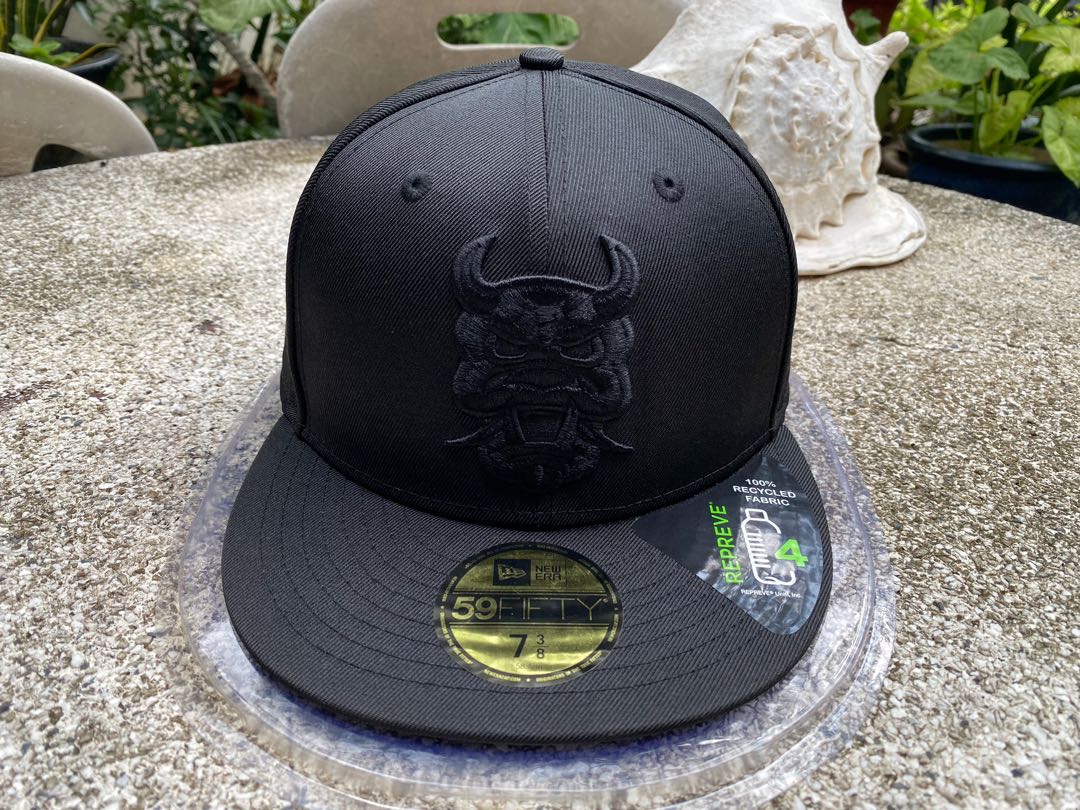 New Era Dionic Blackout Oni Men S Fashion Accessories Caps Hats On Carousell
