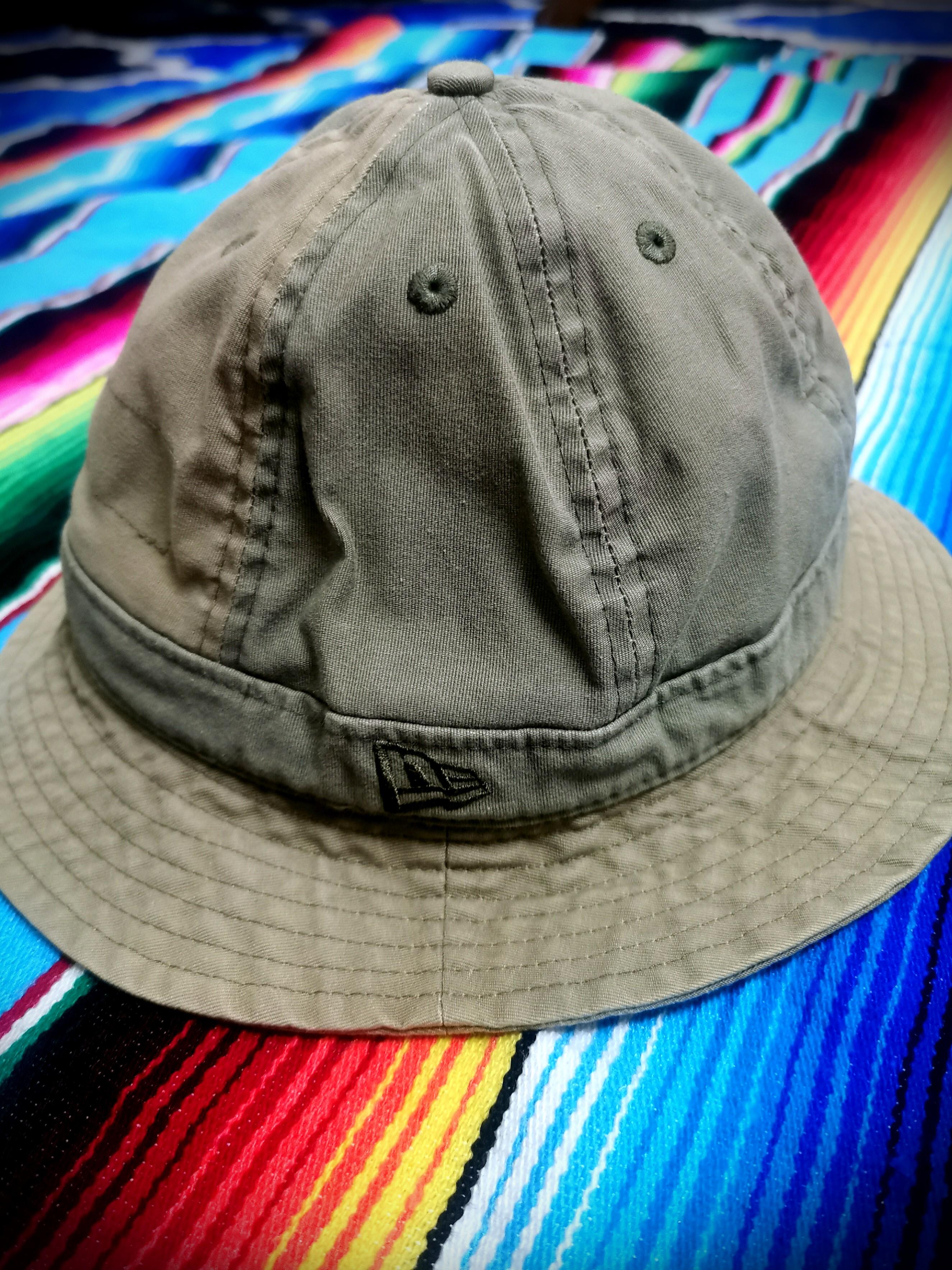 New Era Summer Essential Canvas Explorer Bucket Hat, Men's Fashion