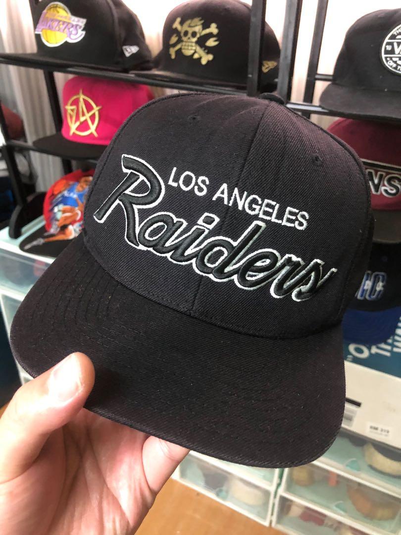 SpoLos Angeles raiders NFL レイダース　キャップ　当時モノ