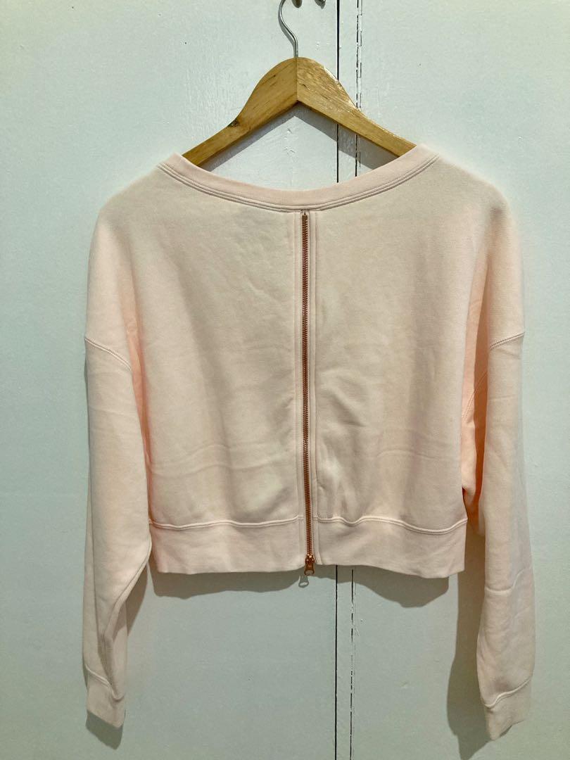 Nike rose gold sale metallic air crop top
