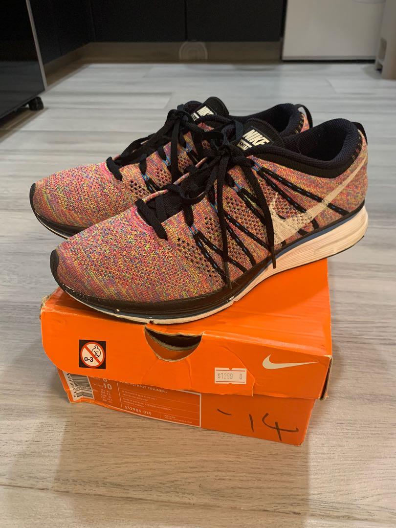 Nike Flyknit Trainer rainbow Carousell
