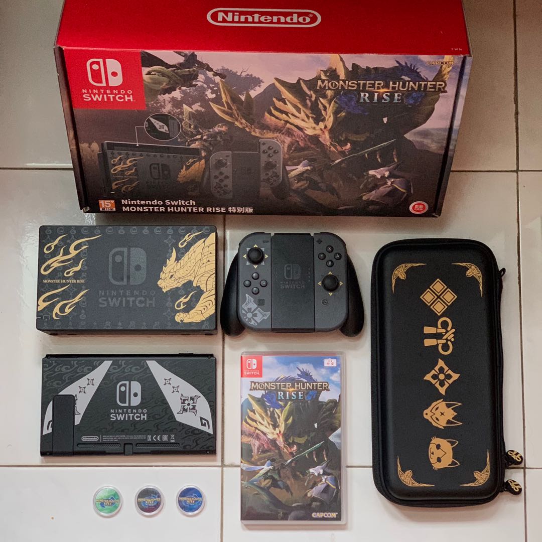Nintendo Switch V2 Monster Hunter Rise Special Edition Video