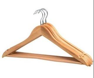 Non slip Wood Hangers Clearance SALE