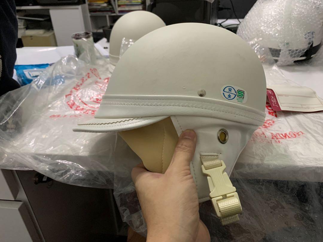 NOS Shoei Honda vintage half cap helmet, Motorcycles, Motorcycle