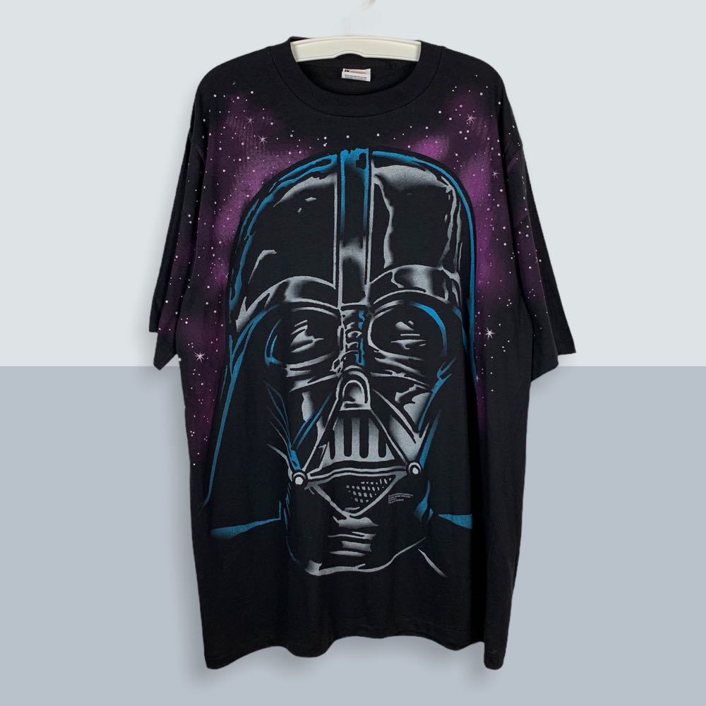 NOS Vintage 90s Star Wars Darth Vader Tee T Shirt Men s