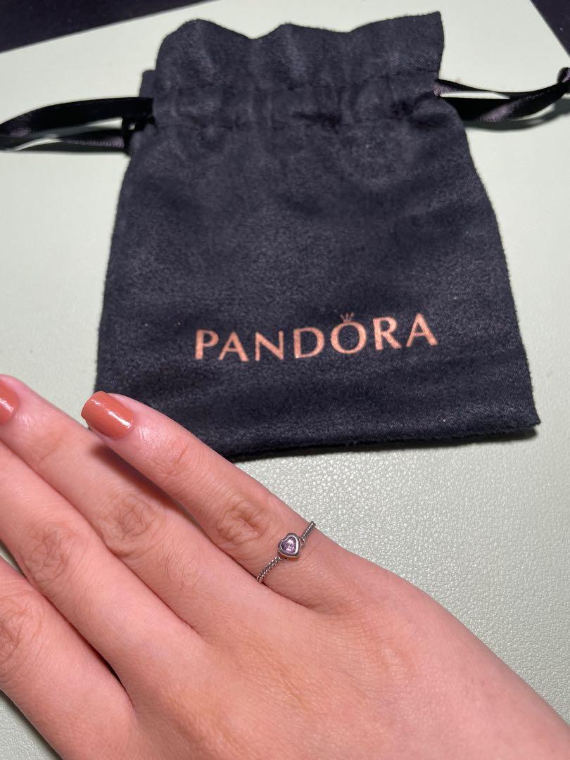 Pandora Pink Spirited Chain Ring Luxury Accessories on Carousell